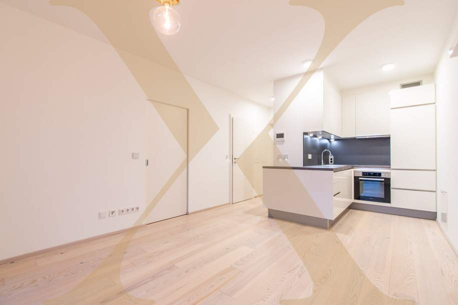 Hochwertige und teilmöblierte 2-Zimmer-Wohnung mit Balkon im "Levels" nahe der JKU in Linz zu vermieten!, Wohnung-miete, 762,60,€, 4040 Linz(Stadt)