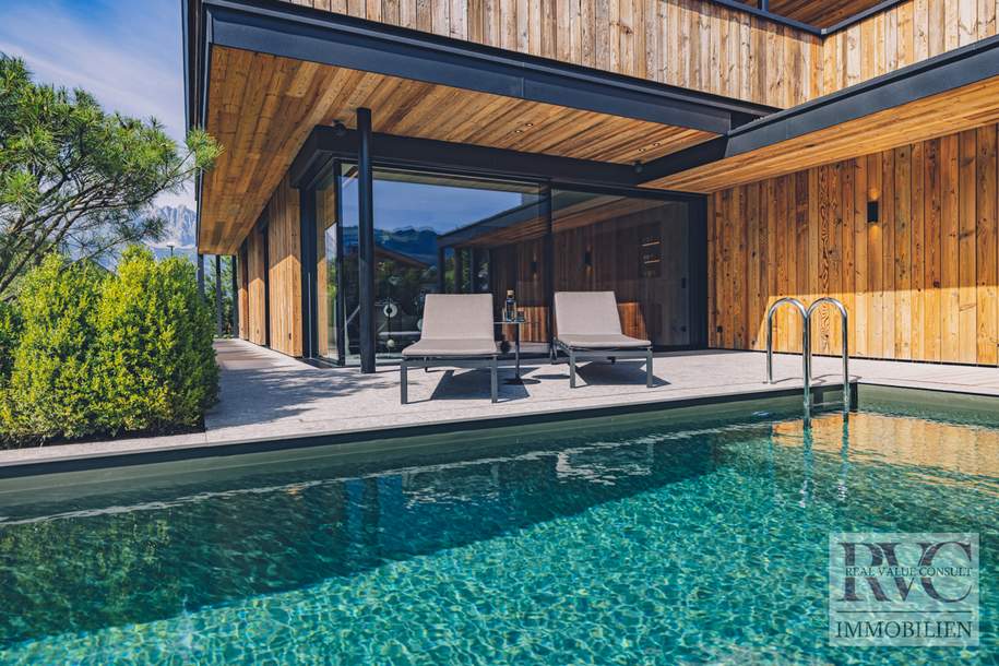Exklusives Landhaus in Reith bei Kitzbühel – Alpiner Luxus mit Kaiserblick, Wellness und Naturpool, Haus-kauf, 6370 Kitzbühel