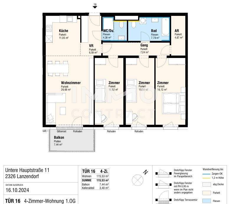 Erstbezug 4 Zimmer Wohnung