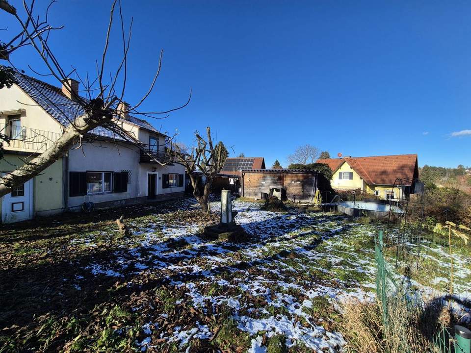 Sanierungsbedürftiges Haus mit Entwicklungsmöglichkeiten in Top-Lage: Graz, St. Peter!