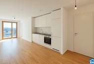 Sonnwendviertel: 2-Zimmer-Wohnung mit Balkon im 14. OG – Fitnessraum, Co-Working & Rooftop-Terrasse inklusive!