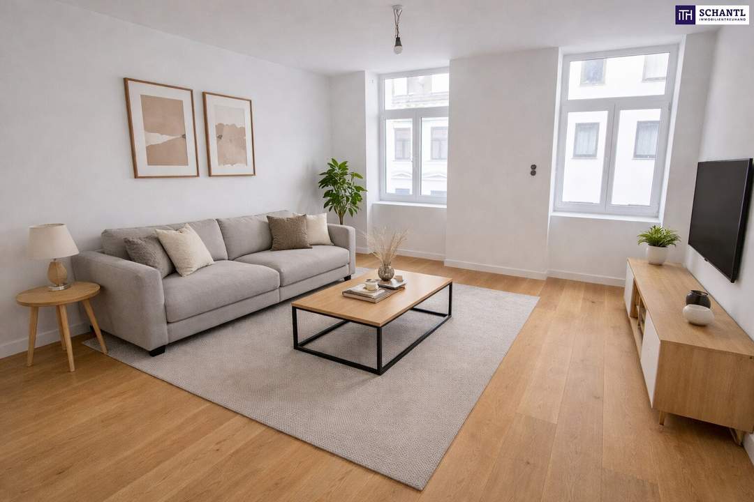 Stilvoll wohnen im sanierten Altbau – klassisch trifft moderne – Erstbezug: 2-Zimmer-Wohntraum mit Innenhofbalkon + hochwertiger Ausstattung + effizienter Luftwärmepumpe