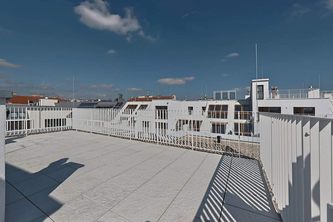 THE TEMPTATION - Dachgeschosswohnung mit Terrasse und Dachterrasse | 49 m² Freifläche, 2 Zimmer