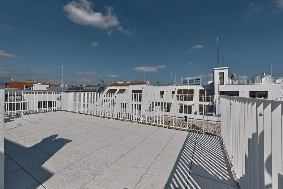 THE TEMPTATION - Dachgeschosswohnung mit Terrasse und Dachterrasse | 49 m² Freifläche, 2 Zimmer, Wohnung-kauf, 590.000,€, 1180 Wien 18., Währing