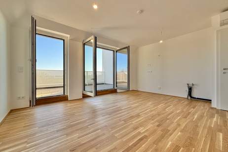 BEZUGSFERTIG I Nähe Mühlwasser I Klimaaktiv-zertifiziert I Tiefgarage I Wärmepumpe I Fußbodenheizung &amp; Kühlung I PV-Anlage, Wohnung-kauf, 284.200,€, 1220 Wien 22., Donaustadt