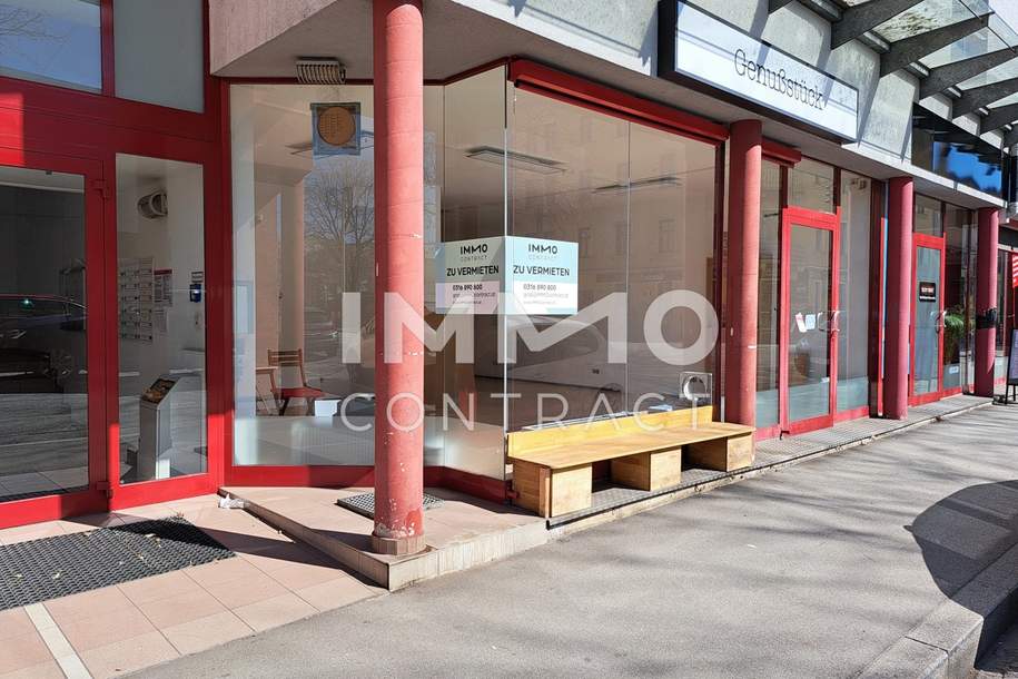 Geschäftslokal/Bürofläche in frequentierter Lage - Petersgasse 15, Gewerbeobjekt-miete, 1.216,48,€, 8010 Graz(Stadt)