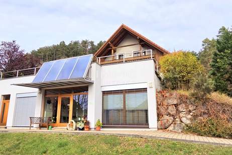 Grandiose Aussicht: Wohnen und Arbeiten in natürlichem Ambiente - Weinkeller und Garage, Haus-kauf, 549.500,€, 2763 Wiener Neustadt(Land)