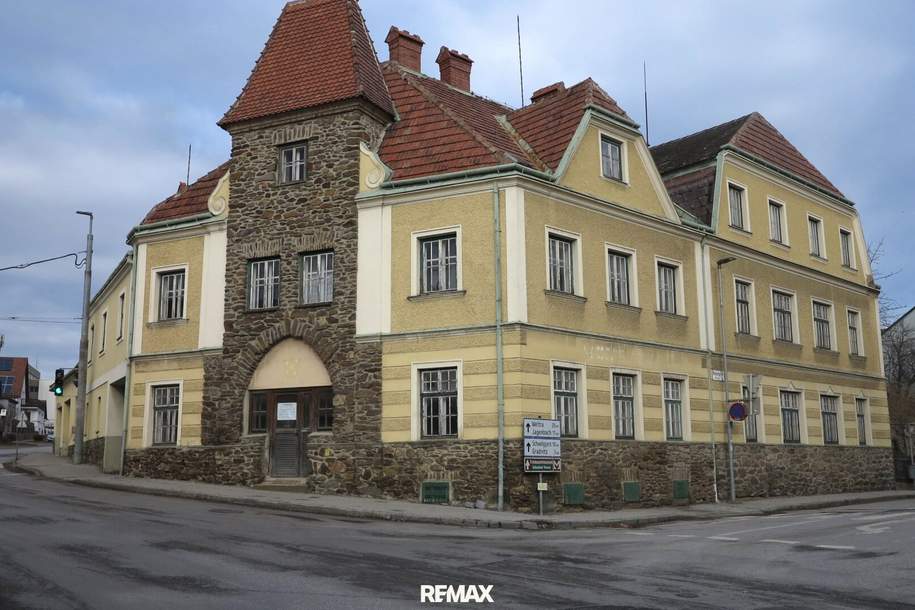 Stadtprägendes Zinshaus- &amp; Entwicklungsobjekt, Gewerbeobjekt-kauf, 480.000,€, 3910 Zwettl