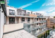 Hochwertige Erstbezugs-Wohnung mit großem Hof-Balkon und Küche nahe Schönbrunn!