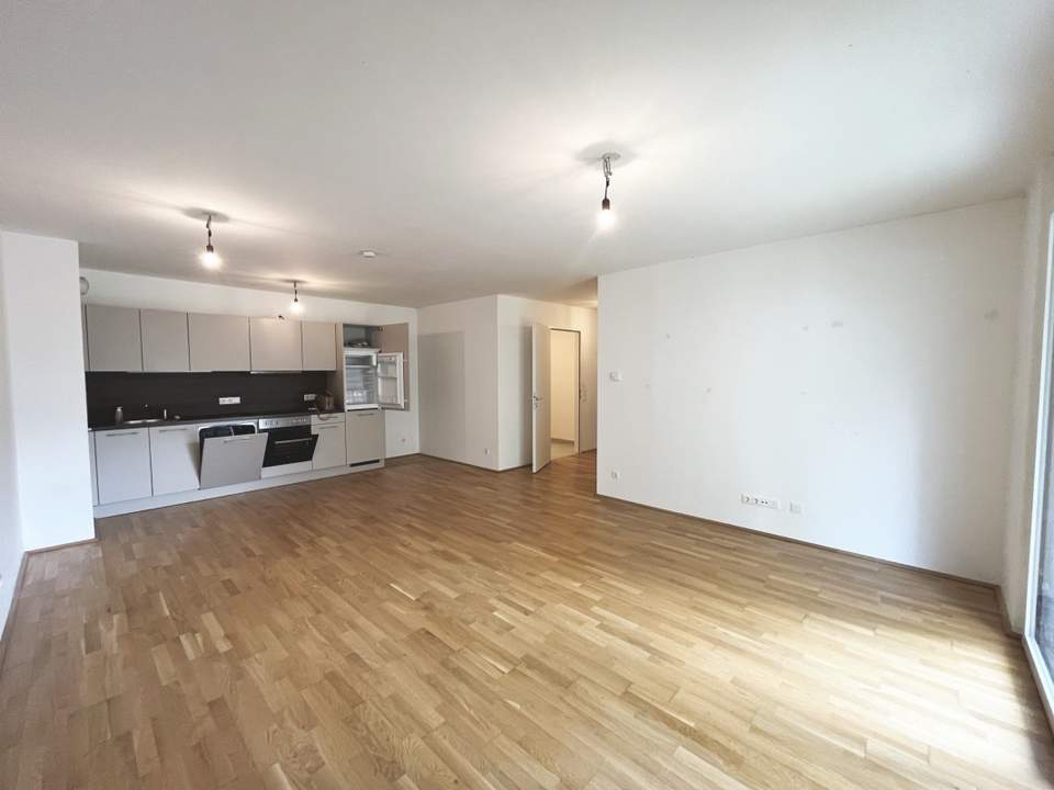 Q11 Leben in Simmering - 2-Zimmer-Gartenwohnung mit Balkon und Deckenkühlung!
