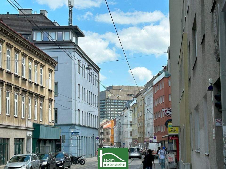 ALTBAU-INVESTMENT IN TOP LAGE! FÜR ANLEGER. GEBRAUCHTE WOHNUNG UNBEFRISTET VERMIETET.