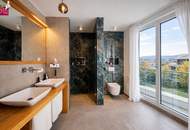 Möbliertes Designer-Doppelhaus mit Spa & Pool nahe Wien