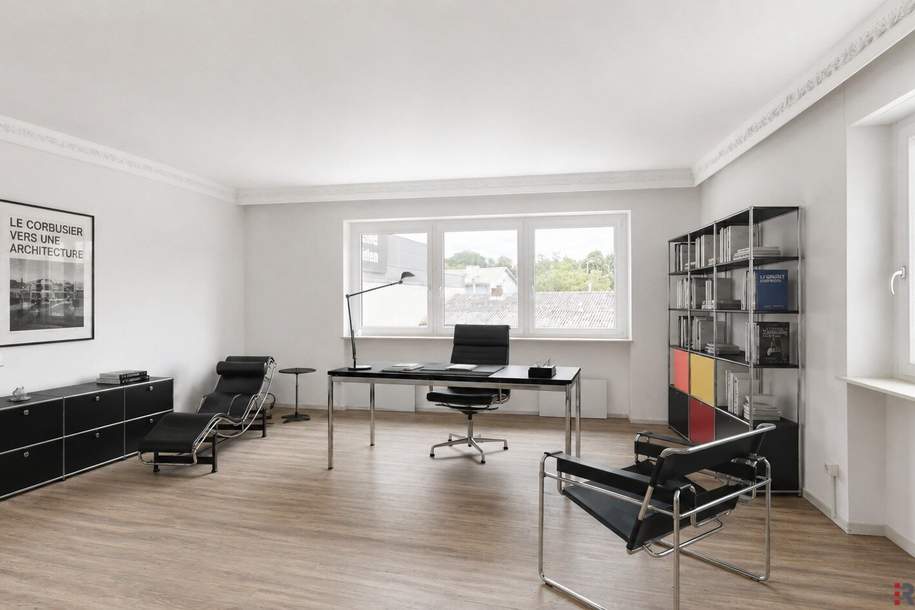 GÜNSTIGES BÜRO IN DER UNIONSTRAßE // 4 Zimmer getrennt begehbar // 360-Rundgang, Gewerbeobjekt-miete, 1.081,82,€, 4020 Linz(Stadt)