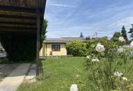 "die Badesaison genießen" Pachtgrund mit Bungalow mit großem Garten und Pool in der Feriensiedlung beim Badeteich Steinbrunn