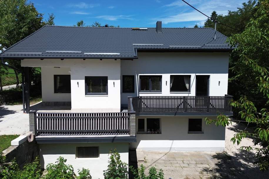 Ruhe.Raum.Rückzug. – stilvolle und großzügige Wohnidylle + 4.000 m² Grundstück bei Gallizien, Haus-kauf, 399.500,€, 9133 Völkermarkt