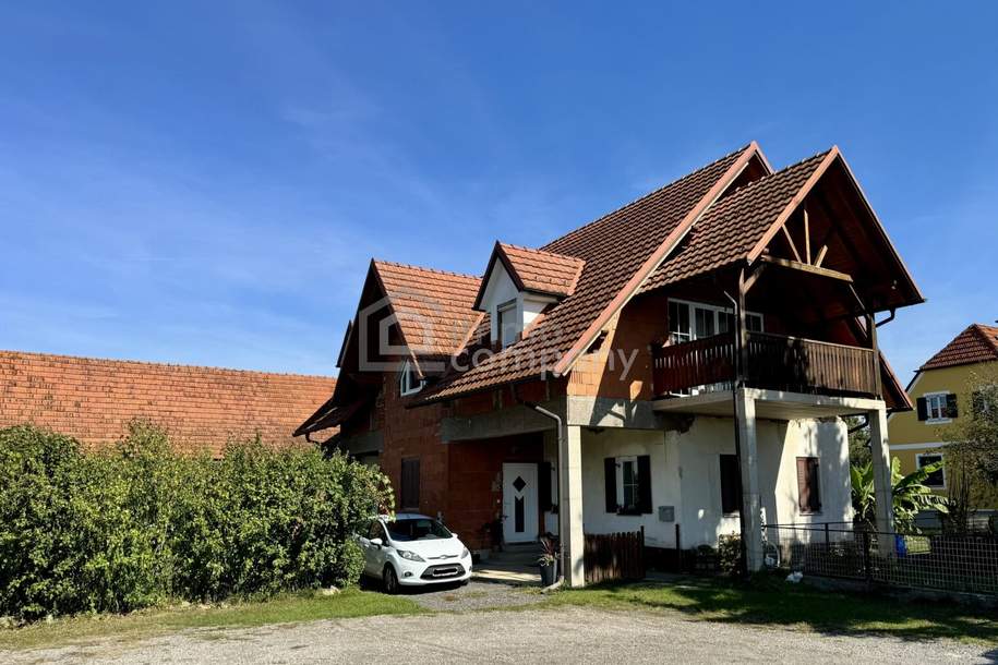 6 Zimmer-Wohnhaus mit großem Garten im Steirischen Vulkanland, Nähe Bad Radkersburg, Haus-kauf, 228.000,€, 8484 Südoststeiermark