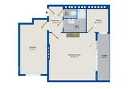 Durchdachter Wohntraum! Charmante 2-Zimmer-Wohnung mit Loggia in super Lage