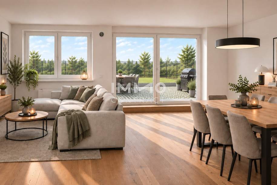 BAUSTART! 3-Zimmer-Gartenwohnung mit traumhafter Abendsonne – Ihr persönliches Sonnenparadies, Wohnung-kauf, 295.100,€, 1140 Wien 14., Penzing