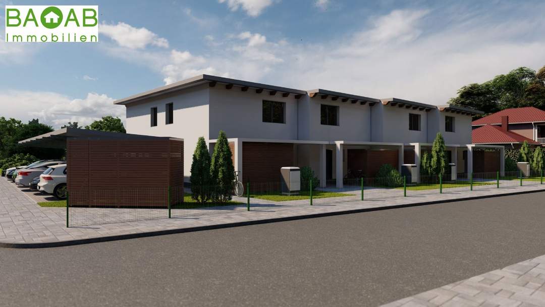 ERSTBEZUG MIT GARTEN &amp; TERRASSE I EXKLUSIVES NEUBAU-REIHENHAUS IN MASSIVBAUWEISE