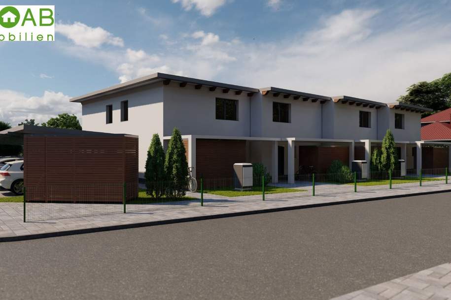 ERSTBEZUG MIT GARTEN & TERRASSE I EXKLUSIVES NEUBAU-REIHENHAUS IN MASSIVBAUWEISE, Haus-kauf, 442.619,€, 9020 Klagenfurt(Stadt)