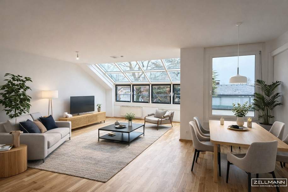 Gemütliche 2-Zimmer-Wohnung mit Süd-Terrasse und Garage in Wien-Mauer | ZELLMANN IMMOBILIEN, Wohnung-miete, 1.190,00,€, 1230 Wien 23., Liesing