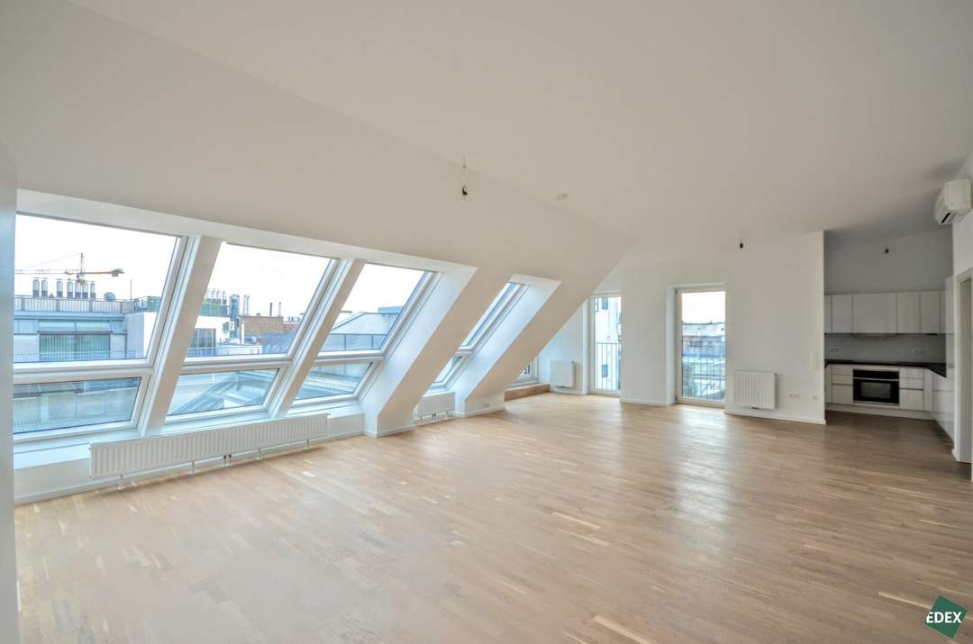 Klimatisierte 4-Zimmer-Wohnung mit Terrasse nahe der Wiener Innenstadt (optional mit PKW-Stellplatz)