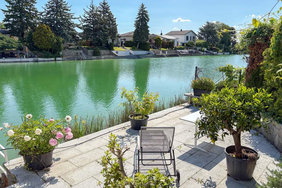 Idyllisches Haus mit eigenem Seezugang, Haus-kauf, 370.000,€, 2434 Bruck an der Leitha