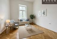 | WUNDERSCHÖNE STADTWOHNUNG FÜR ALTBAULIEBHABER MIT BLICK INS GRÜNE | 3 ZIMMER | CA. 104 m² | 2.OG | GEIDORF | STADTPARK