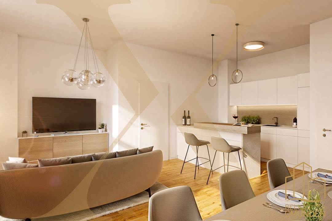 SEEBLICK: Wunderschöne 3-Zimmer-Neubauwohnung mit Südwest-Balkon im Herzen von Gmunden zu verkaufen!