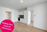 Wohnen mit Skyline-Flair – Rooftop Pool & Fitness bei der U1