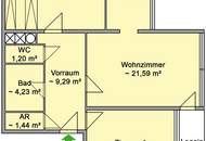 Charmante 3-Zimmer-Wohnung mit Loggia nahe Schloss Laudon