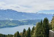 Hideaway hoch über dem Millstätter See mit fantastischem Blick auf den See und die Bergwelt