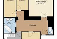 87 m² - 4 Zimmer Wohnung – Zimmer getrennt begehbar