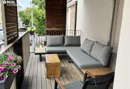 Wohnen mit außergewöhnlich großer Westterrasse