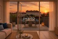 Hofseitige Balkonwohnung (Raumhöhe 2,85 m): Erstbezug nahe 7. Bezirk