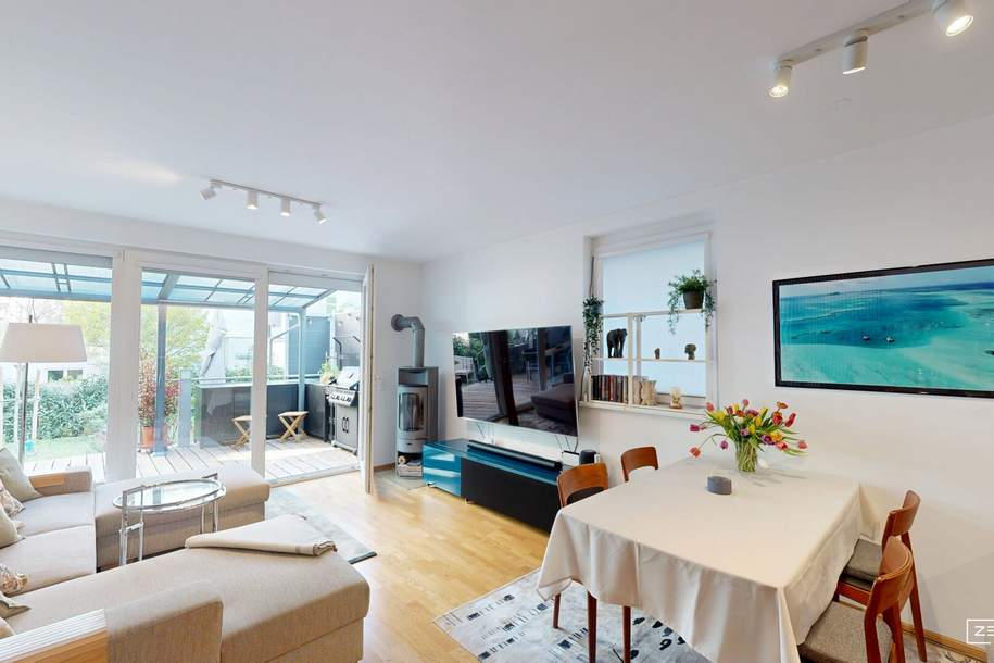 Urbanes Townhouse mit Eigengarten, Terrasse und Garage – Wohnen mit Hauscharakter im Herzen von Wien | ZELLMANN IMMOBILIEN, Wohnung-kauf, 590.000,€, 1050 Wien 5., Margareten