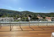 180 Grad Blick über die Hinterbrühl! 4-Zimmer DG Maisonette mit GROSSEN Sonnenterrassen und einem Garten!
