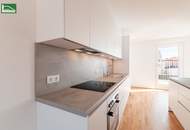Exklusive Anleger-Erstbezugs-Wohnung mit 55 m² Wohnküche und großer Hof-Terrasse! Küche und Top Ausstattung inkludiert!