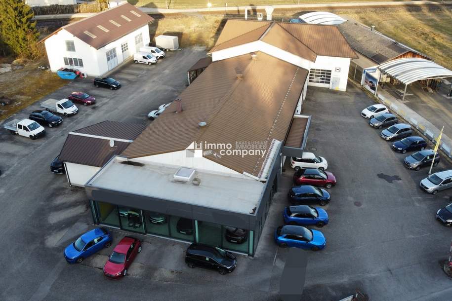 EINMALIGE GELEGENHEIT! LANG GEFÜHRTES AUTOHAUS ZUM KAUFEN/MIETEN, Gewerbeobjekt-kauf, 1.190.000,€, 4690 Vöcklabruck