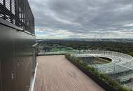 Grünblick über den Prater! Hypermoderes 2 Zimmer Terrassen-Appartment mit traumhafter Aussicht!