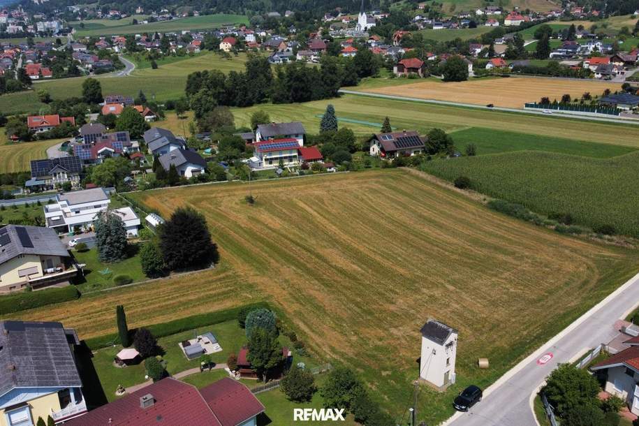 Perfekt für Bauträger: Sonniges, ca. 9.242 m² großes Grundstück für Wohnprojekt in Top-Lage in St. Stefan, Grund und Boden-kauf, 9431 Wolfsberg