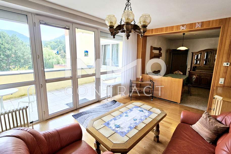 Charmante 3-Zimmer-Wohnung mit großer Terrasse in ruhiger Lage mit Grünblick in Pernitz, Wohnung-miete, 899,50,€, 2763 Wiener Neustadt(Land)