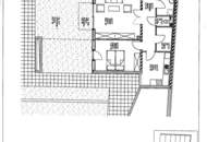 3 Zimmer-Penthouse-Wohnung mit Balkon in den grünen Innenhof gerichtet