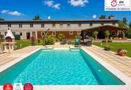 Luxus trifft Potenzial – 20-Zimmer-Mehrfamilienhaus mit Pool, Garten, Garage, Werkstatt &amp; Hebebühne
