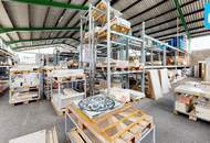 Gepflegtes Industrieobjekt mit Hallen, Büro- und Ausstellungsflächen in Hirm