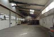 Große Halle mit mit 1272 m² plus 360 m² Büro im Gewerbepark Primetzhofer