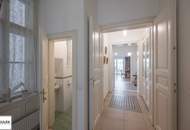 Großzügige 3 Zimmer Altbau-Wohnung mit gemütlicher Innenhof-Terrasse (50m²) &amp; U4-Anbindung - ab 1.10.25 beziehbar!
