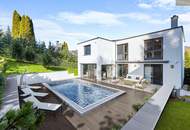 Moderne Familien-Villa mit Pool, großem Garten und Doppelgarage