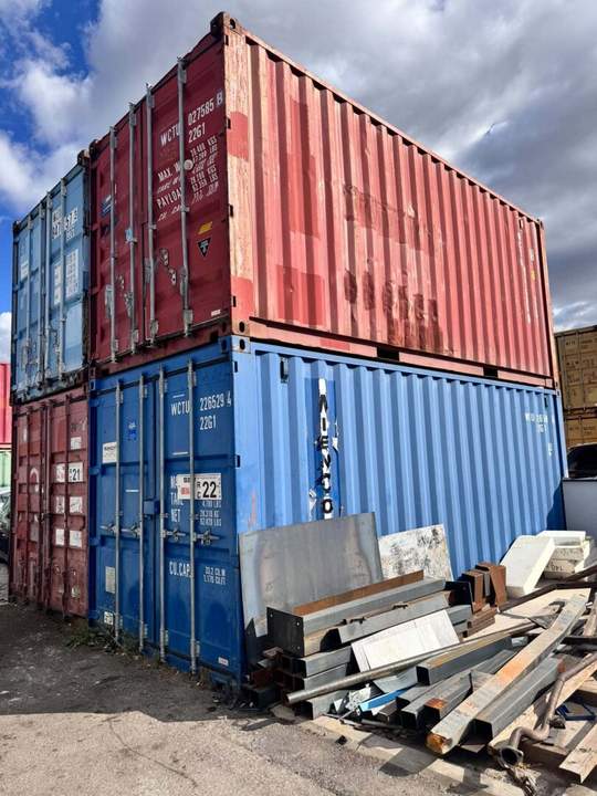Große Lagercontainer 6 m und 12 m – für Material, Werkzeug, Maschinen oder Hausrat, 24/7 zugänglich