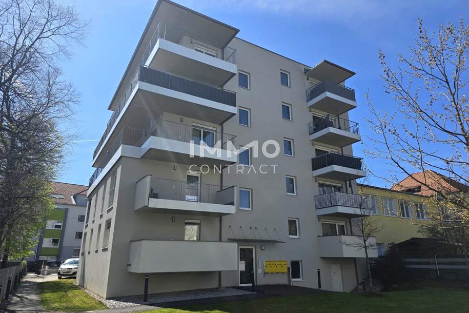 Geförderte, neuwertige 2 Zimmer-Wohnung mit Balkon - Eckertstraße 56 Top 1 - nahe FH-Joanneum, Wohnung-miete, 725,99,€, 8020 Graz(Stadt)